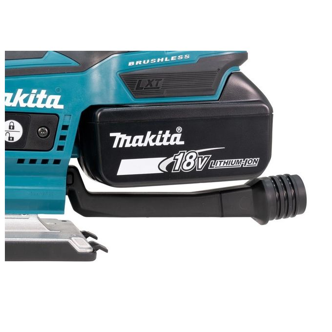 Makita DJV185RF1J seghetto alternativo a batteria 18 V motore brushless 3000 spm cambio lama senza utensili colore Verde