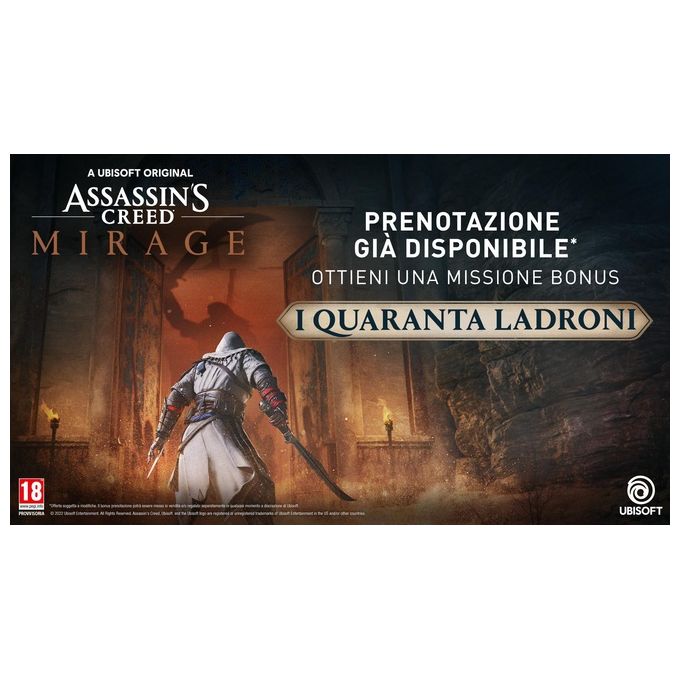 Ubisoft 300127601 Assassin's Creed Mirage Videogioco Xbox One Xbox Series X Azione Avventura PEGI 18 Edizione Standard