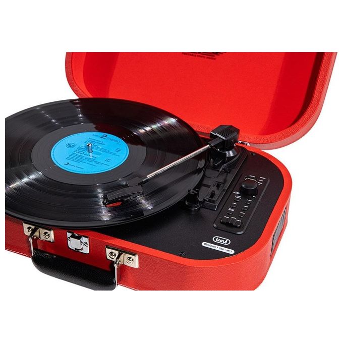 Trevi TT1020BT Giradischi Portatile Sally Mp3 Usb Bluetooth Rosso