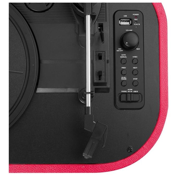 Trevi TT1020BT Giradischi Portatile Sally Mp3 Usb Bluetooth Rosso