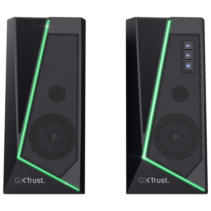 Trust GXT 609 ZOXA Casse PC Gaming 2.0 6W RGB Alimentazione USB colore Nero