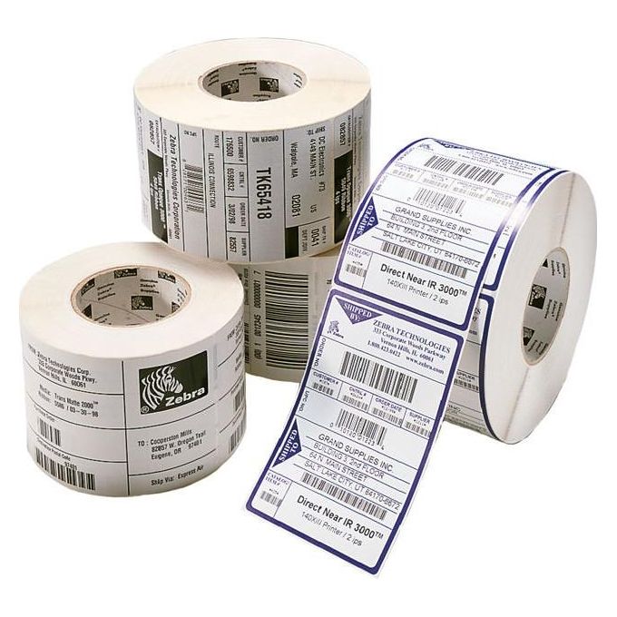 Zebra Z-Select 2000T, Rotolo etichette, Carta normale, 102x102mm