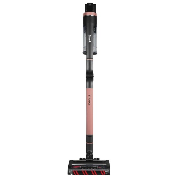 Shark IZ400EU Stratos Aspirapolvere a Bastone 2 in 1 Senza Filo DuoClean PowerFins Plus autonomia 60 min colore Nero Pesca