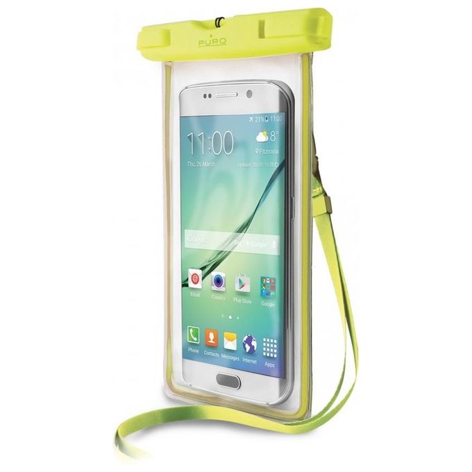 Puro Custodia Impermeabile per Smartphone L Verde