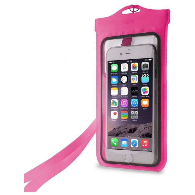 Puro Custodia Impermeabile per Smartphone XL - Rosa