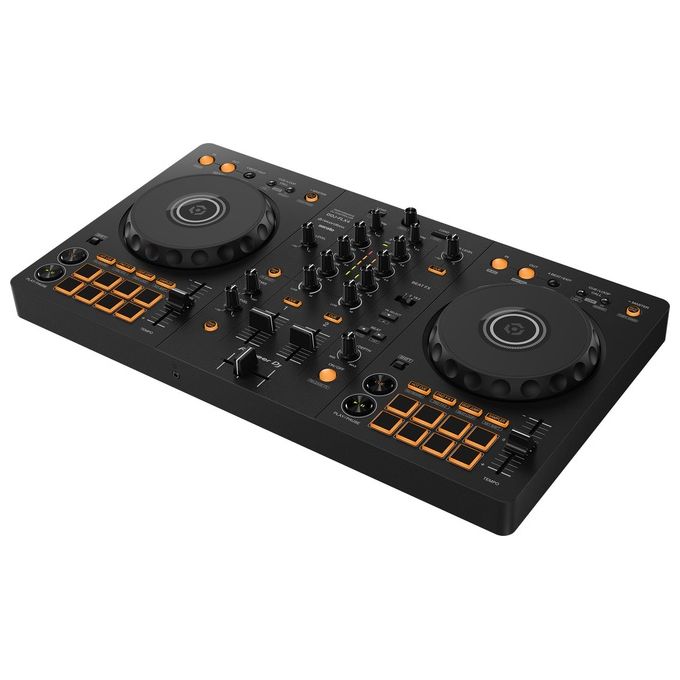 Pioneer DDJ-FLX4 Controller DJ 2 canali rekordbox Serato DJ Lite USB-C 8 pad colore Nero