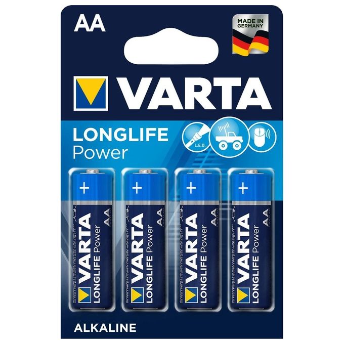 Varta LR6 Pila Stilo AA High Energy 4 Pezzi