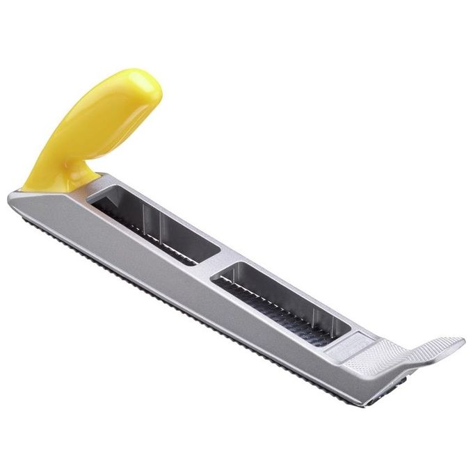 Stanley 5-21-122 Pialla Lima Combinata Surform in Metallo per Cartongesso Lunghezza 310 mm colore Nero