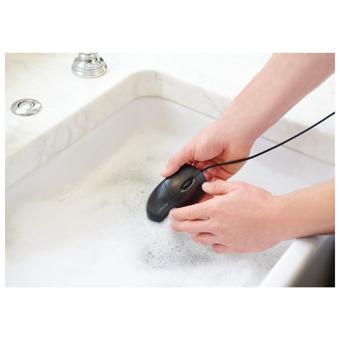 Kensington K70315WW Mouse Pro Fit Lavabile con Cavo 1600 DPI USB IP67 colore Nero