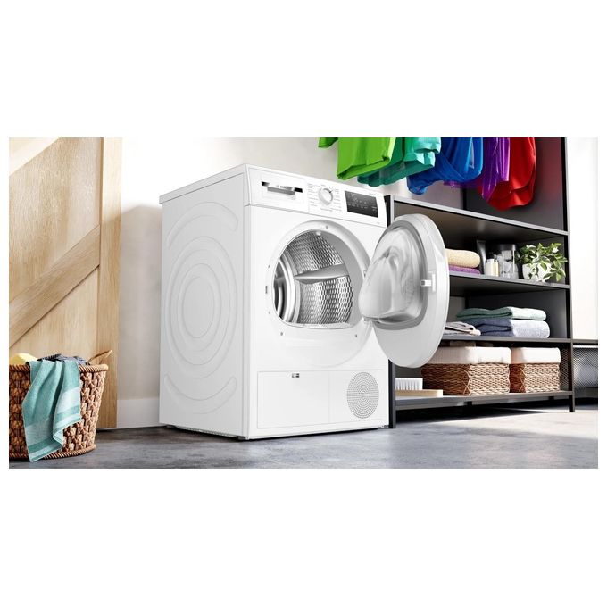 Bosch WTH83208II Serie 4 Asciugatrice Pompa di Calore 8 Kg Classe A++ AutoDry SensitiveDrying 63 dB (84x60x61 cm) colore Bianco