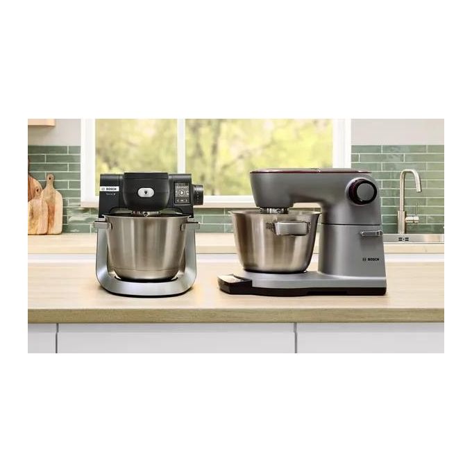 Bosch MUZS68CC Tagliacubetti per Robot da Cucina Serie 6 e Serie 8 Acciaio Inossidabile e Plastica colore Nero Grigio