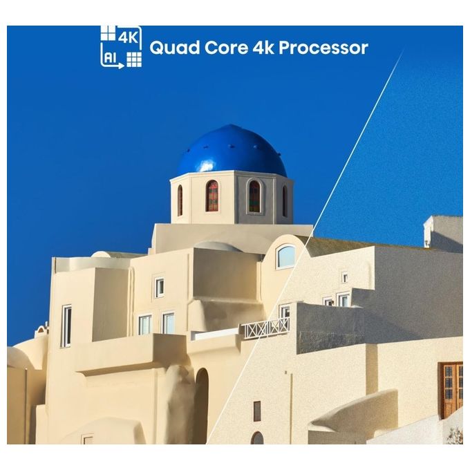 Hisense 55A79NQ Smart TV 55'' QLED 4K Ultra HD VIDAA Dolby Vision Dolby Atmos Wi-Fi colore Nero