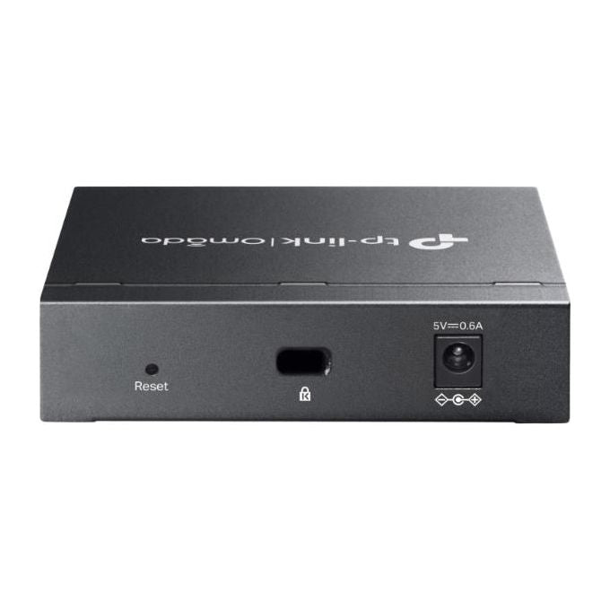 TP-Link ES205G Omada Switch Gestito 5 Porte Gigabit Ethernet 10 Gbps Switching QoS VLAN Cloud Managed colore Nero