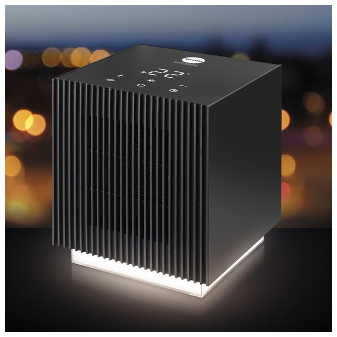 Macom 931 Enjoy and Relax Stufetta Elettrica Ceramica 2000 W con Timer e Display LED colore Nero