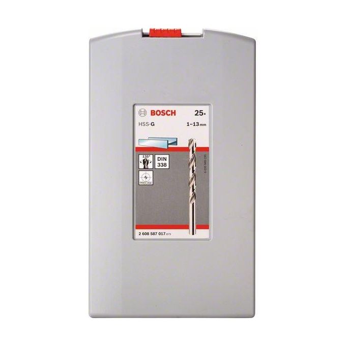 Bosch Set Punte Per Metallo Con Custodia 25 Pz.