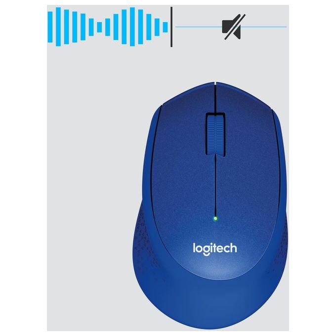Logitech m330 Silent Mouse blu