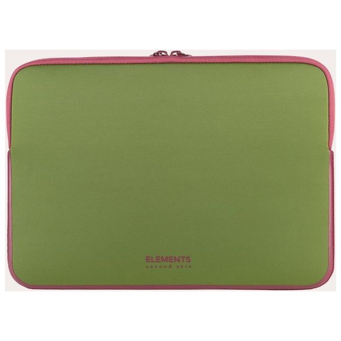 Tucano BF-E-MB213-V Elements Second Skin Custodia a Tasca Notebook 13'' Neoprene MacBook Pro Air colore Verde