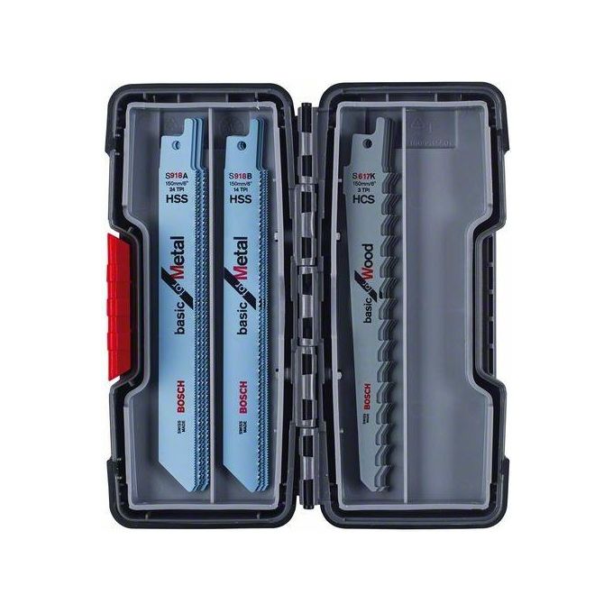 Bosch KIT_ Di Lame Per Sega A Gattuccio 15 Pezzi