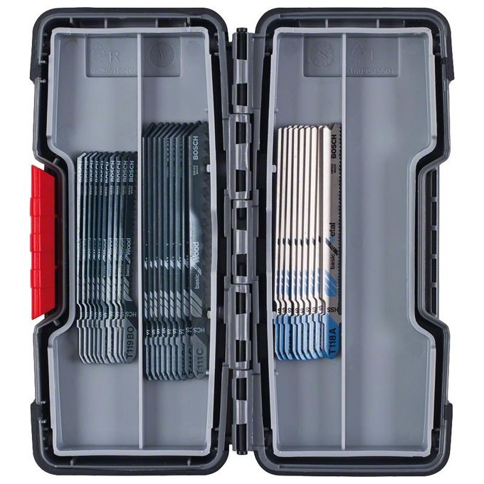 Bosch 30 Pezzi Set Lame Seghetto Alternativo Legno-Metallo