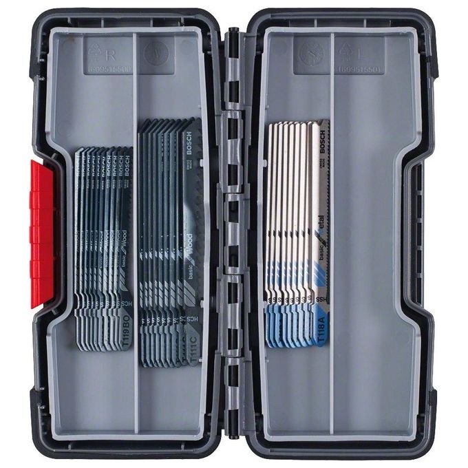 Bosch 30 Pezzi Set Lame Seghetto Alternativo Legno-Metallo