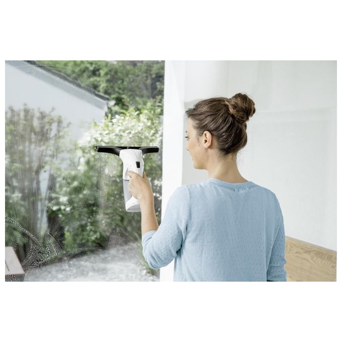 Kärcher WV 1 PLUS Lavavetri Aspiragocce Portatile Batteria Li-Ion 0,1 L 60 m² 54 dB colore Nero Bianco