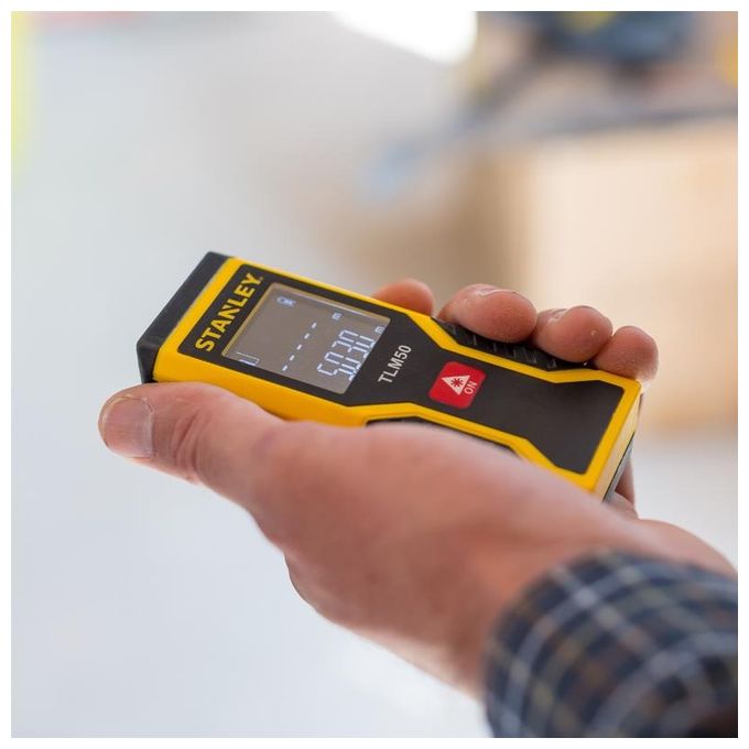 Stanley Tlm50 Misuratore Distanze Laser 15Cm-15Mt Con Precisione 3,0Mm