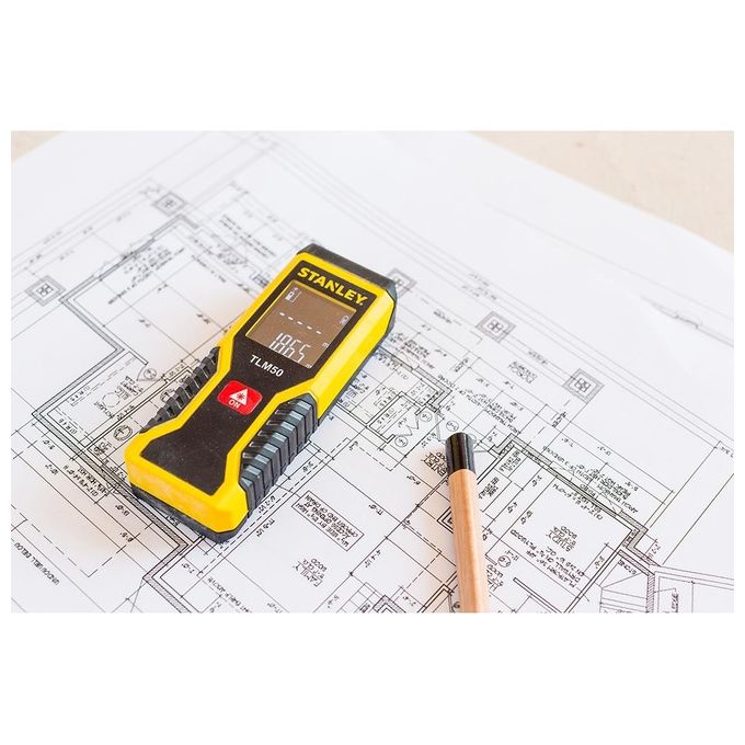 Stanley Tlm50 Misuratore Distanze Laser 15Cm-15Mt Con Precisione 3,0Mm