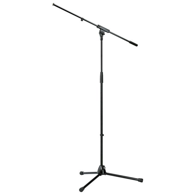 König and Meyer 21060-300-55 Asta per microfono con braccio mobile Base in pressofusione di zinco Altezza regolabile da 925 a 1630 mm Lunghezza braccio 805 mm colore Nero