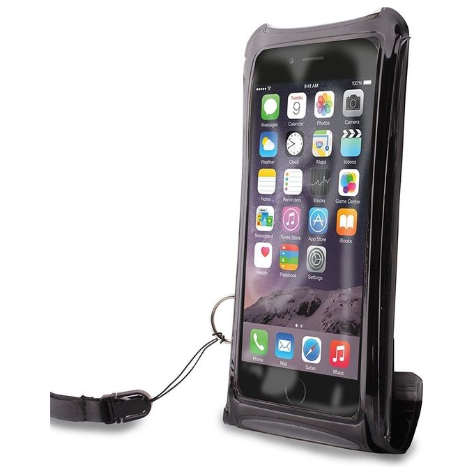 Puro WP4SLIMCBLK Custodia impermeabile per smartphone fino a 5,7'' colore nero