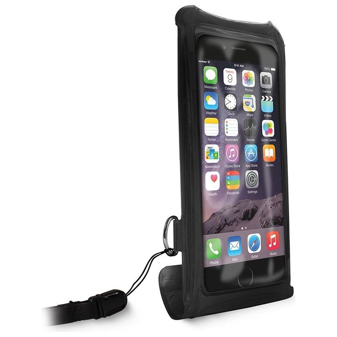 Puro WP4SLIMCBLK Custodia impermeabile per smartphone fino a 5,7'' colore nero