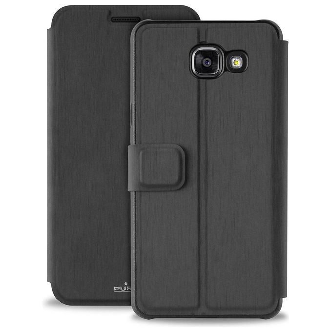 Puro SGGA710BOOKCBLK Custodia a portafoglio in eco pelle per Samsung Galaxy A7 5,5 '' nero