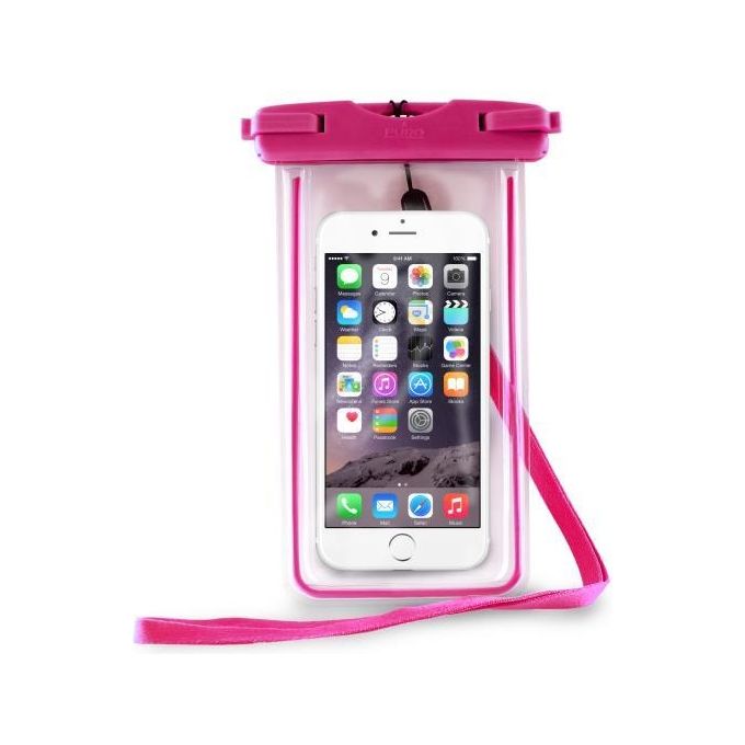 Puro Custodia Impermeabile per Smartphone XL - Rosa
