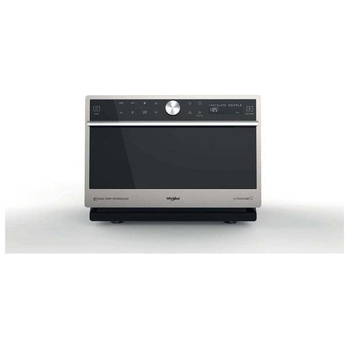 Whirlpool MWSC 9133 SX Supreme Chef Forno a microonde Combinato 33 L 1000 W Grill Vapore Crisp 6° SENSO colore Acciaio Inossidabile