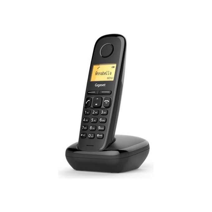 Gigaset A170 Cordless DECT Display 1,5'' Rubrica Nero