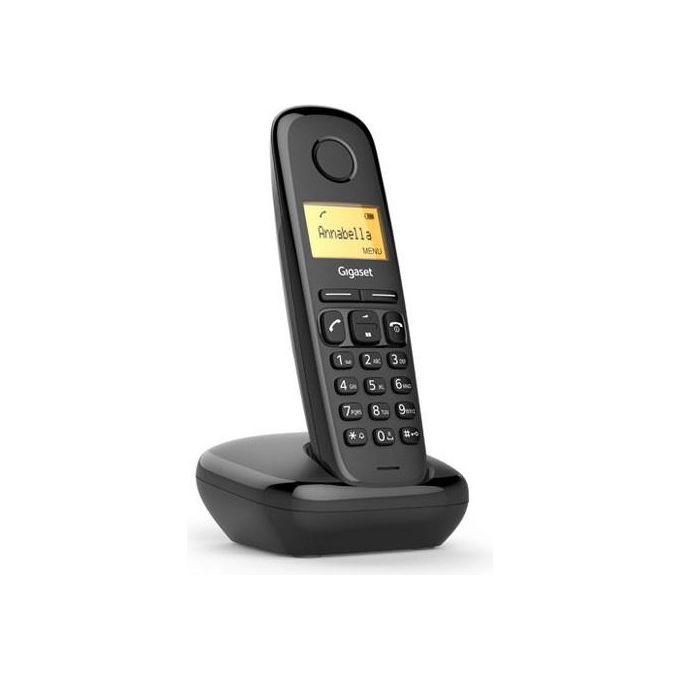 Gigaset A170 Cordless DECT Display 1,5'' Rubrica Nero