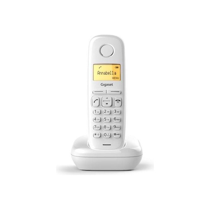 Gigaset Telefono Senza Fili Wireless A170 Bianco