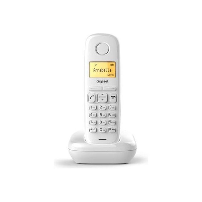 Gigaset A170 Cordless DECT Display 1,5'' Rubrica Bianco