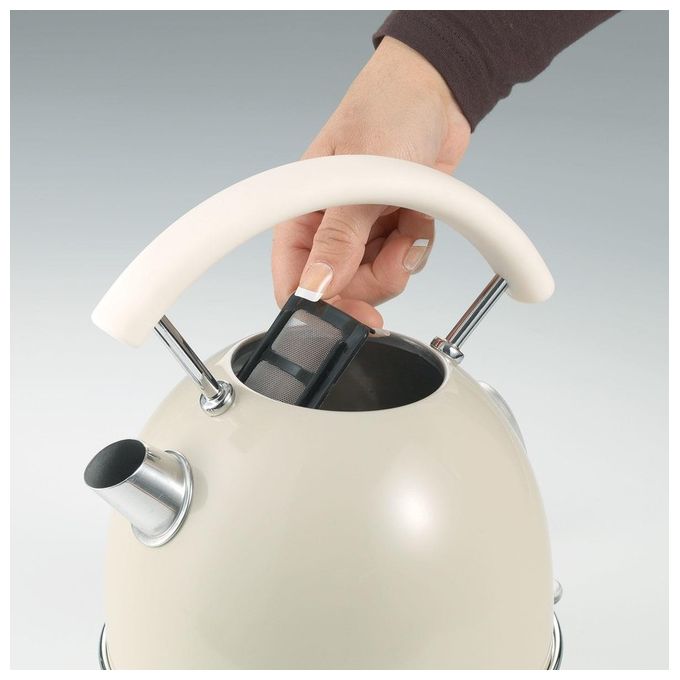 Ariete Bollitore Vintage 287703 1.7lt, Spegnimento Automatico, Beige