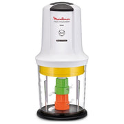 Moulinex AT723110 La Moulinette Tritatutto Multifunzione 6 in 1 500W 0.5L 2 Velocita' 4 Lame colore Bianco
