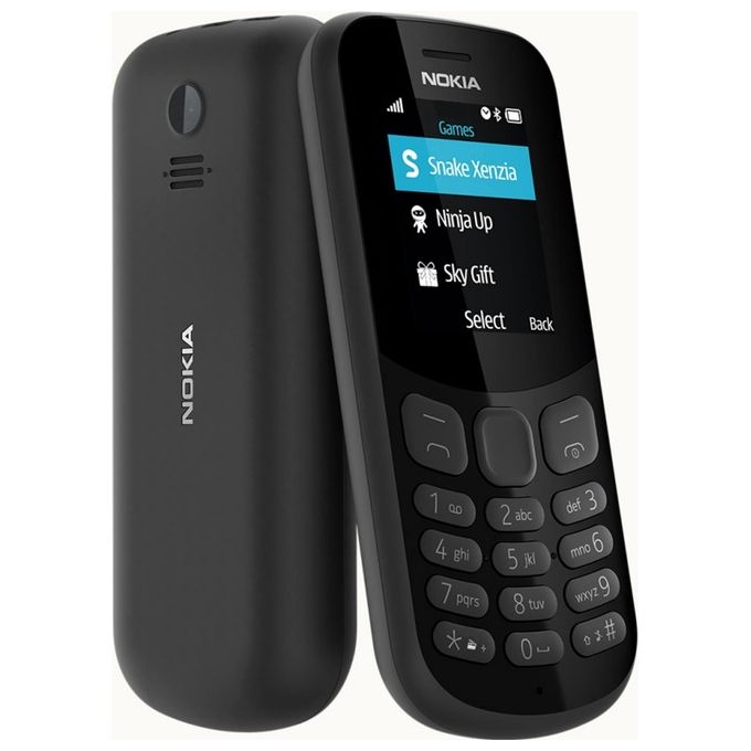 Nokia 130 2017 Telefono Cellulare 8Gb Dual Sim Nero