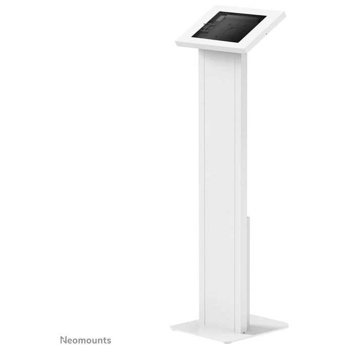 Neomounts FL15-750WH1 Supporto da pavimento per tablet 9.7-11 pollici con blocco antifurto e gestione cavi colore Bianco