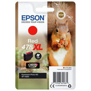 Epson Photo Hd 478XL Scoiattolo Cartuccia d'Inchiostro Rosso