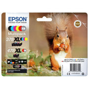 Epson Multipack 6 Colori 378XL-478XL Claria Photo Hd Ink