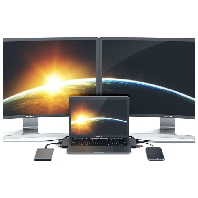 Satechi Hub Adattatore Type-C Pro 4K HDMI Space Gray