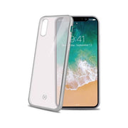 Celly LASERMATT900SV Laser Matt Cover per iPhone X Trasparente