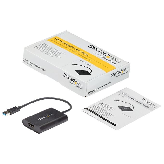 Startech Adattatore Usb a Displayport Usb 3.0 4K 30hz Usb a Dp