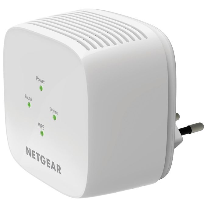Netgear EX6110-100PES WiFi Range Extender Access Point Dual Band AC1200 2.4GHz 5GHz colore Bianco
