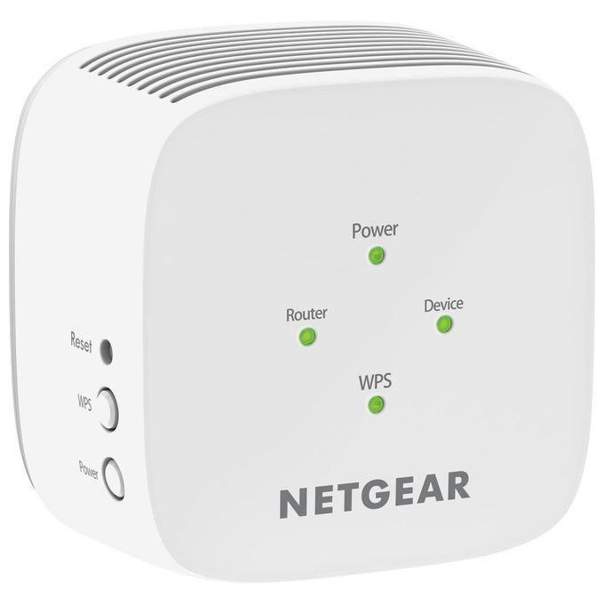 Netgear EX6110-100PES WiFi Range Extender Access Point Dual Band AC1200 2.4GHz 5GHz colore Bianco