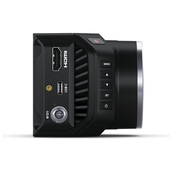 Blackmagic Design BM-CINSTUD4KG2 Micro Studio Camera 4K G2 Sensore Four Thirds 13 Stop Dinamica 12G-SDI colore Nero