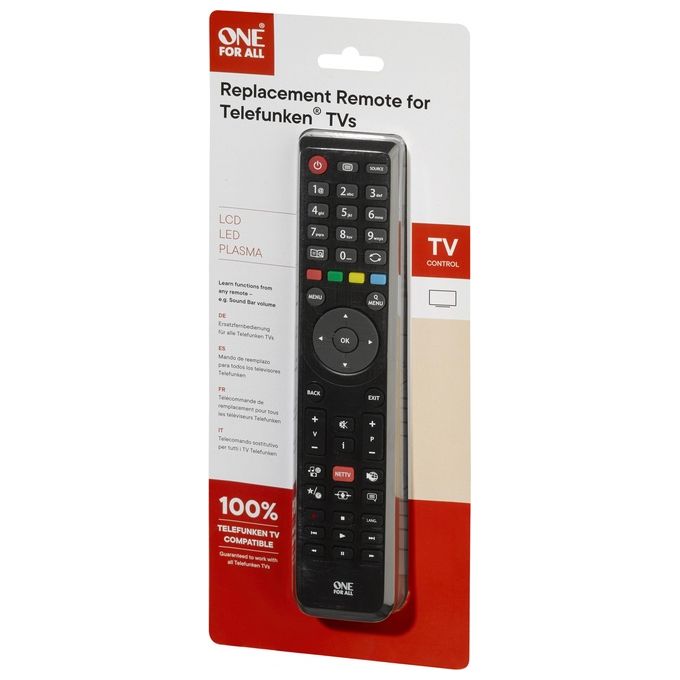 One For All URC1918 Telecomando Universale per Tv Telefunken